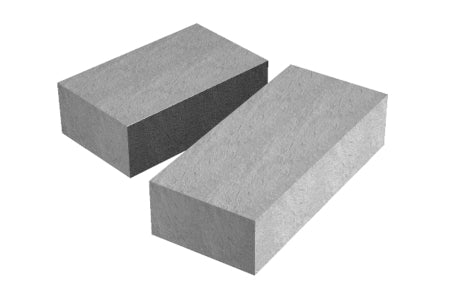 Selection of concrete padstones in multiple sizes